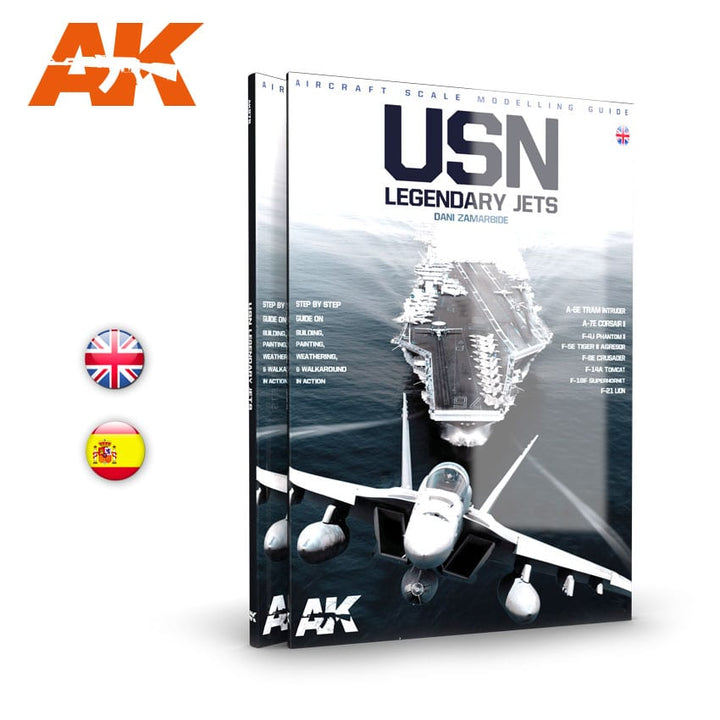 AK Interactive USN LEGENDARY JETS - English | 8436535572422