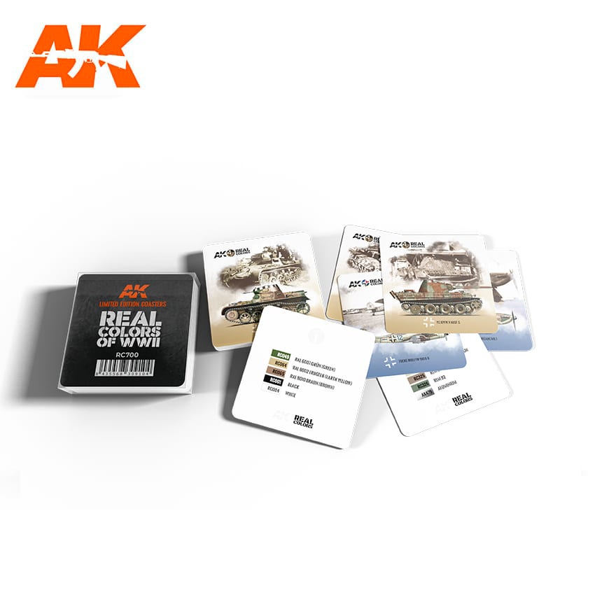 AK Interactive Real Colors Coasters - Limited Edition | 8435568309104