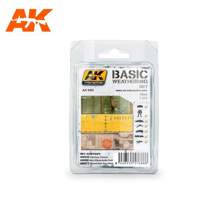 AK Interactive Basic Weathering Set | 8436535576888