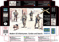 MASTER BOX 1/35 Modern US infantrymen. Cordon and Search | 4820113081125