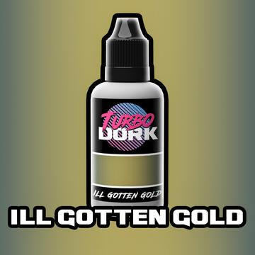 Turbo Dork Ill Gotten Gold Metallic Acrylic Paint 20ml Bottle | 631145994468