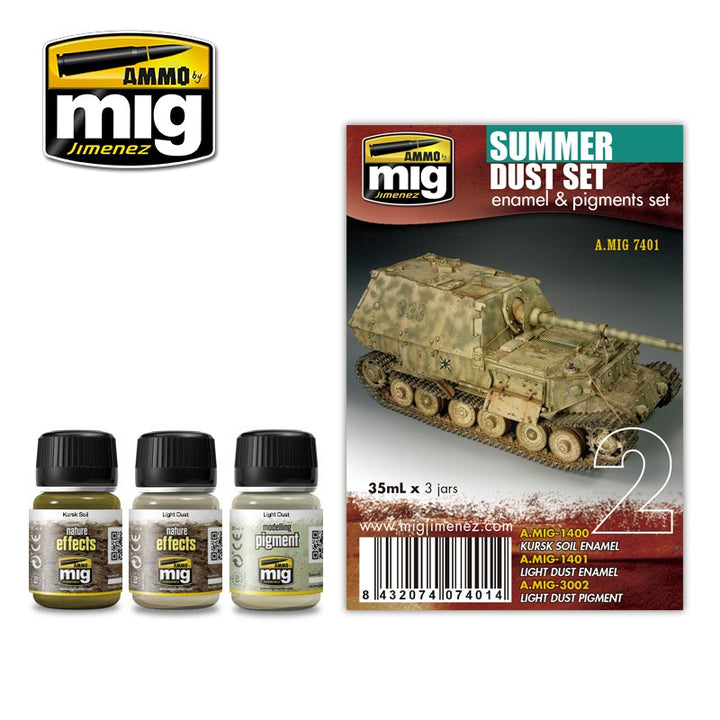 Ammo Mig Summer Dust Weathering Set | 8432074074014