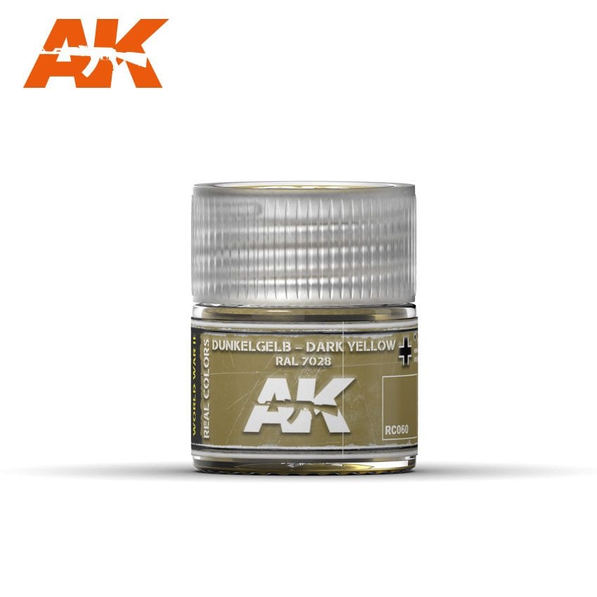 AK Interactive Real Colors Dunkelgelb-Dark Yellow RAL 7028 10ml | 8436564922939