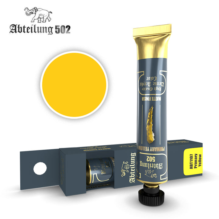 Abteilung502 High Quality Dense Acrylic, Primary Yellow | 8435568308534