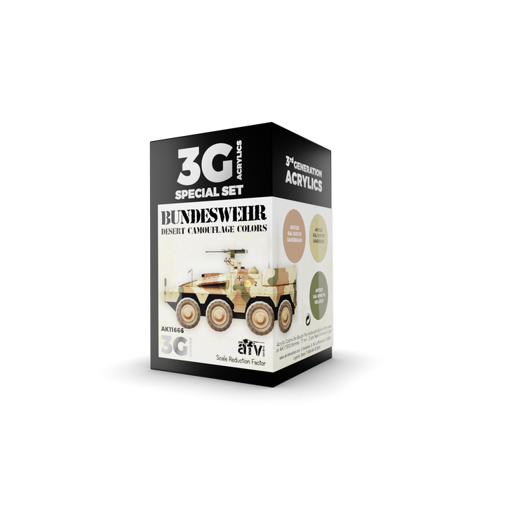 AK Interactive 3G Bundeswehr Desert Colors | 8435568311305