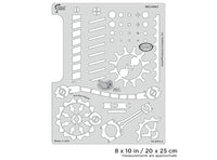 IWATA Artool Steampunk FX Mechanix Freehand Airbrush Template by Craig Fraser | 758240150619