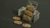Gamers Grass Battle Ready Bases - Badlands - Oval 75mm (x3) | 738956788856