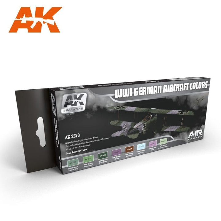 AK Interactive WWI German Aircraft Colors | 8436564923752