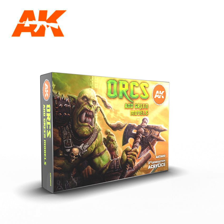AK Interactive 3G Orcs And Green Creatures Set | 8435568307063