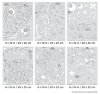 IWATA Artool Kustom Kulture Freehand Airbrush Template Set by Craig Fraser | 758240150213