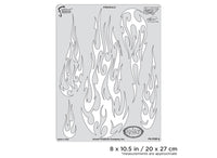 IWATA Artool Flame-o-rama 2 Firebalz Freehand Airbrush Template by Craig Fraser | 758240038443