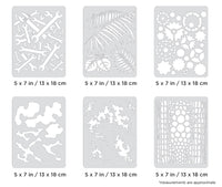 IWATA Artool FX4 Mini Series Set Freehand Airbrush Template by Craig Fraser | 758240138570