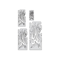 IWATA Artool Flame Master The Multiple Freehand Airbrush Template by 'Mr. J' Julian Braet | 758240038054