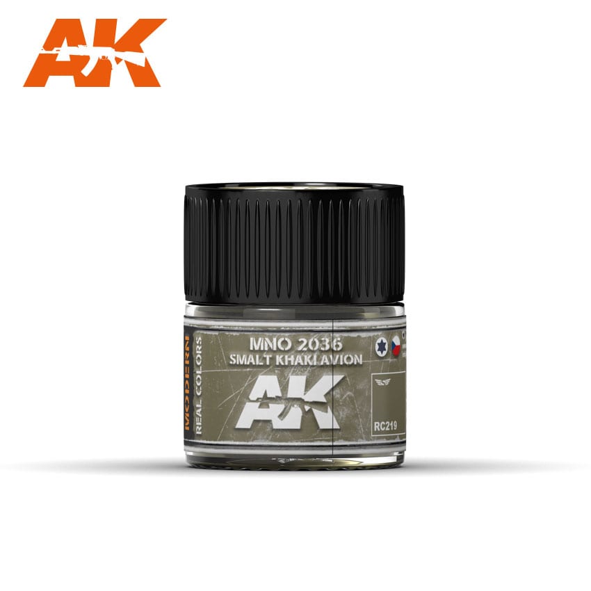 AK Interactive Real Colors MNO 2036 Smalt Khaki Avion 10ml | 8436564925206