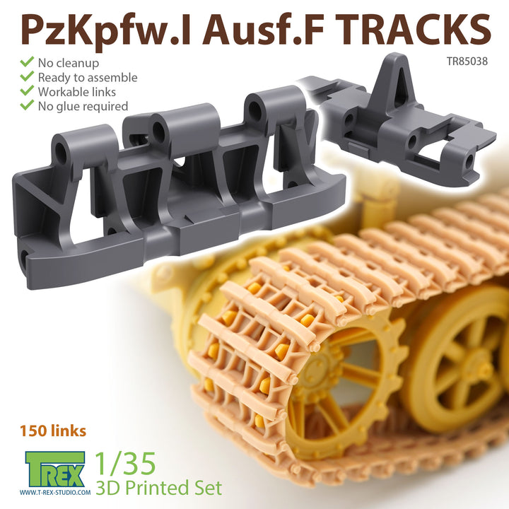 T-Rex Studio 1/35 PzKpfw.I Ausf.F Tracks | 6973984751401