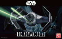 Bandai Star Wars 1/72 Darth Vader's Tie Advanced Starfighter Model Kit "Star Wars" | 4543112914071