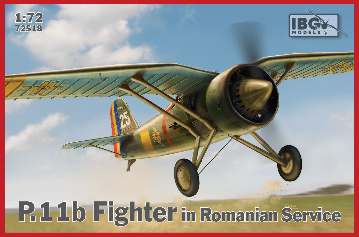 IBG Models 1/72 PZL P.11b Fighter in Romanian Service | 5907747901599