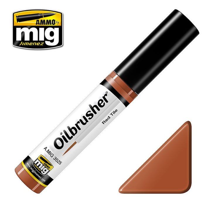 Ammo Mig Oilbrusher - Red Tile | 8432074035251