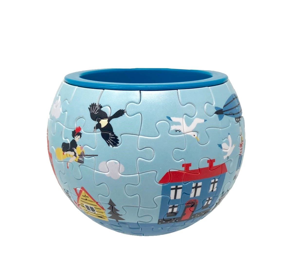 Ensky Kiki Town of Koriko Puzzle Bowl 'Kiki's Delivery Service', Ensky Art Bowl Jigsaw | 4970381190699