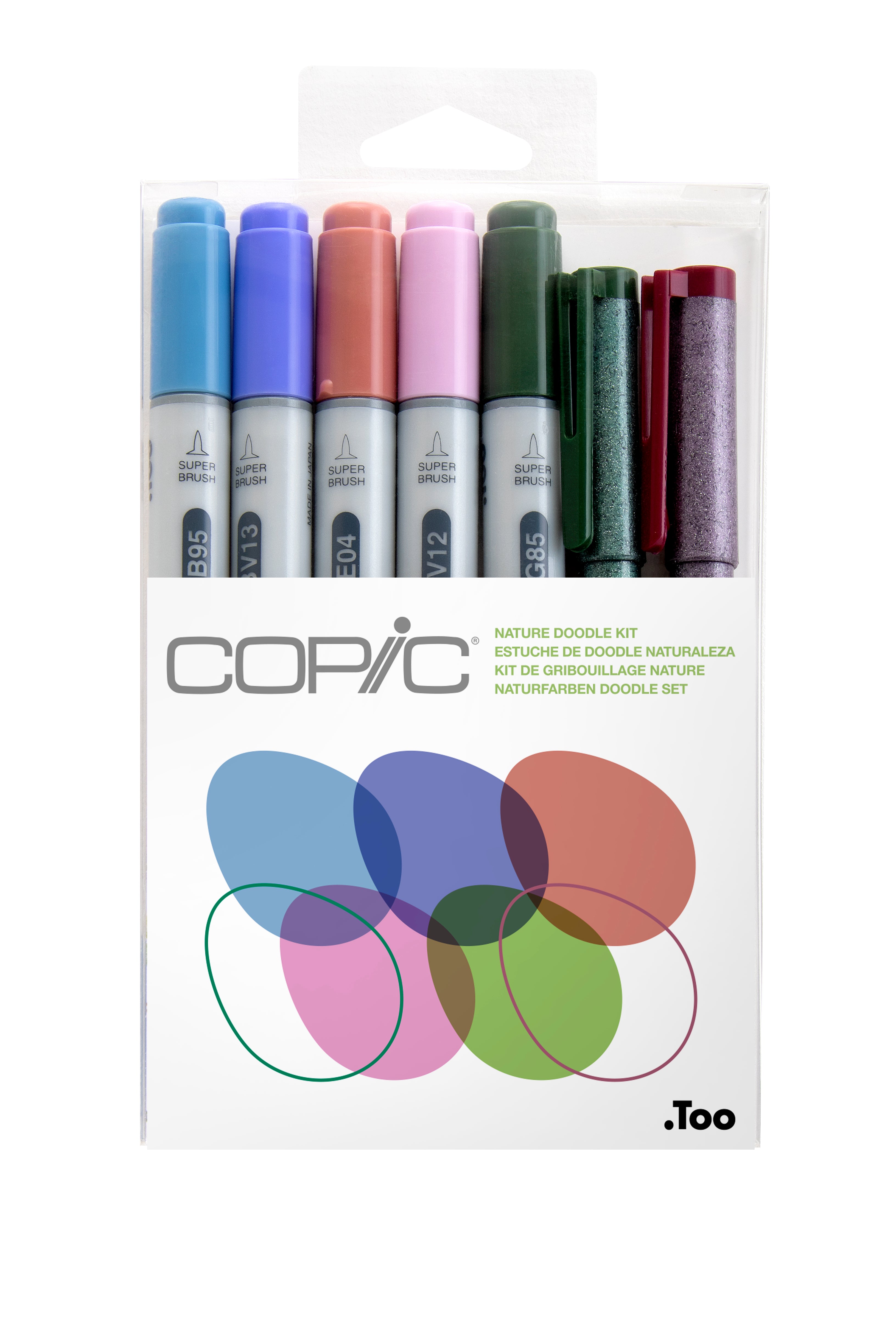 Copic Ciao Marker 7pc Doodle Kit, Nature | 4511338053911