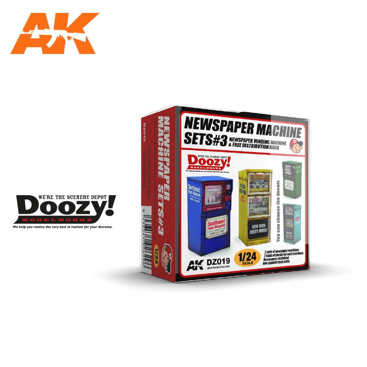 Doozy 1/24 Newspaper Machine Sets 3 | 8436564926296
