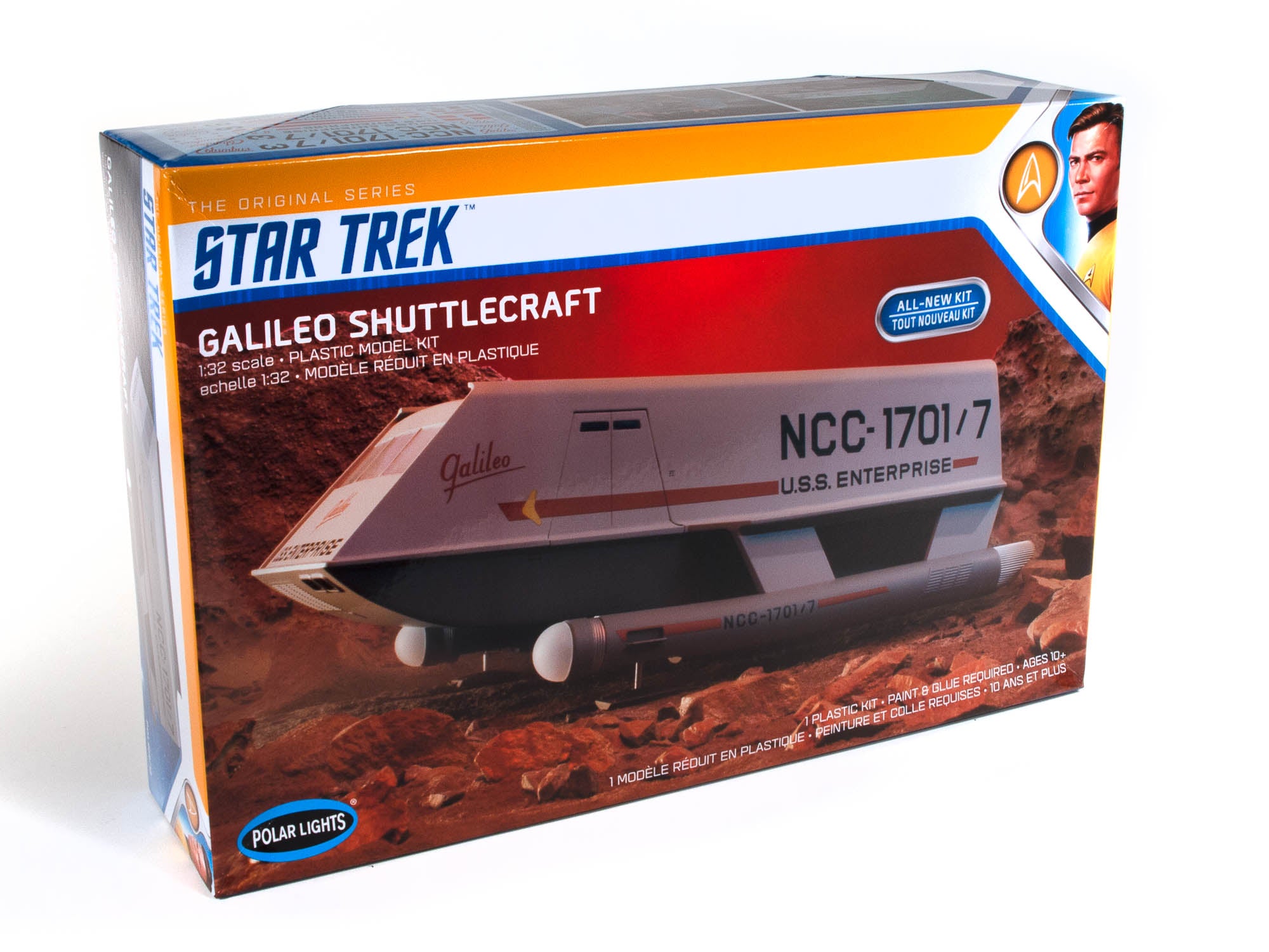 Polar Lights 1/32 Star Trek Galileo Shuttle Brand New Tooling | 858388024404