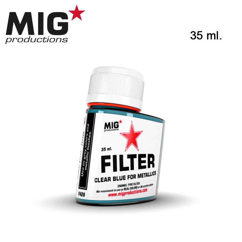 MIG Clear Blue for Metallics 35ml | 8436564927125