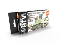 AK Interactive 3G British Desert Colours | 8435568311107