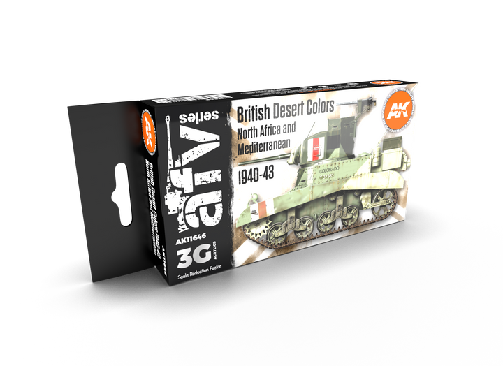 AK Interactive 3G British Desert Colours | 8435568311107