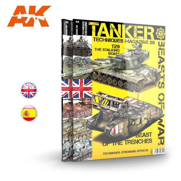 AK Interactive TANKER 08 'BEASTS OF WAR' - English | 8436564924513