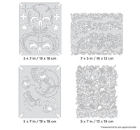 IWATA Artool The Return of Skullmaster Mini Series Set Freehand Airbrush Template by Craig Fraser | 758240038337