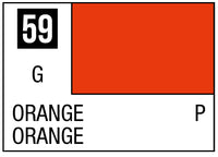 Mr Hobby Mr. Color 59 - Orange (Semi-Gloss/Aircraft) - 10ml | 4973028635164