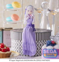 Re:ZERO -Starting Life in Another World-: Lost in Memories Emilia Dressed-Up Party PM Perching Figure | 4580779504238