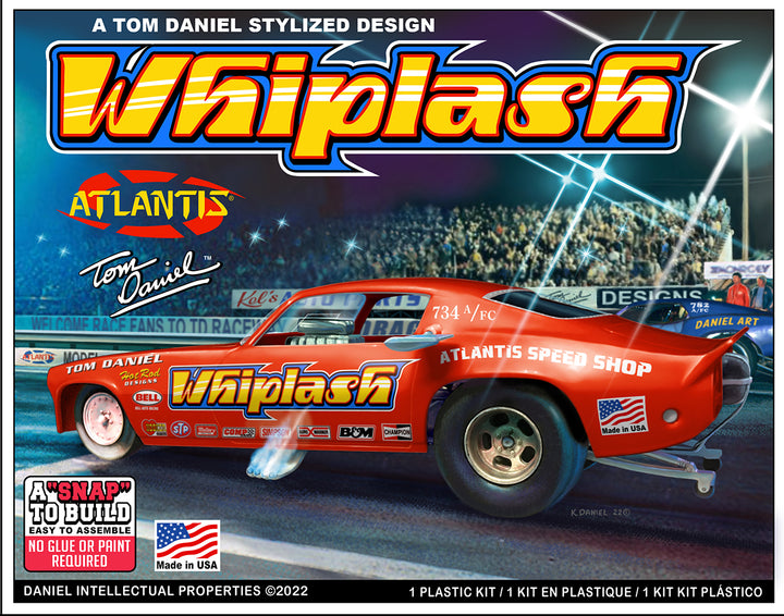 Atlantis 1/32 Snap Tom Daniel Whiplash Camaro Funny Car | 850041894034