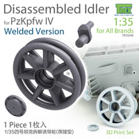 T-Rex Studio 1/35 PzKpfw IV Family Disassembled Idler Welded Version (1 piece) | 6973984750411