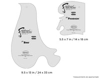 IWATA Artool Master Series Freehand Airbrush Template by Radu Vero | 758240003229