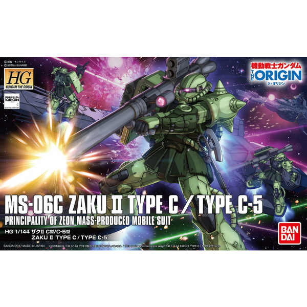 Bandai HG #016 1/144 Zaku II Type C/Type C-5 'Gundam The Origin'