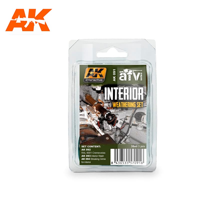 AK Interactive Interior Weathering Set | 8436535570916