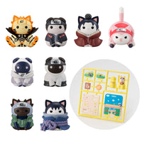 Megahouse Mega Cat Project Ver. Break OutFourth Great Ninja War, Set of 8（Window Package【With Gift】 "Naruto" | 4535123833946