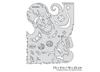 IWATA Artool Son of Skullmaster Menagerie Freehand Airbrush Template by Craig Fraser | 758240038115