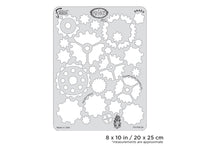 IWATA Artool FX4 Sraeg Freehand Airbrush Template by Craig Fraser | 758240138600