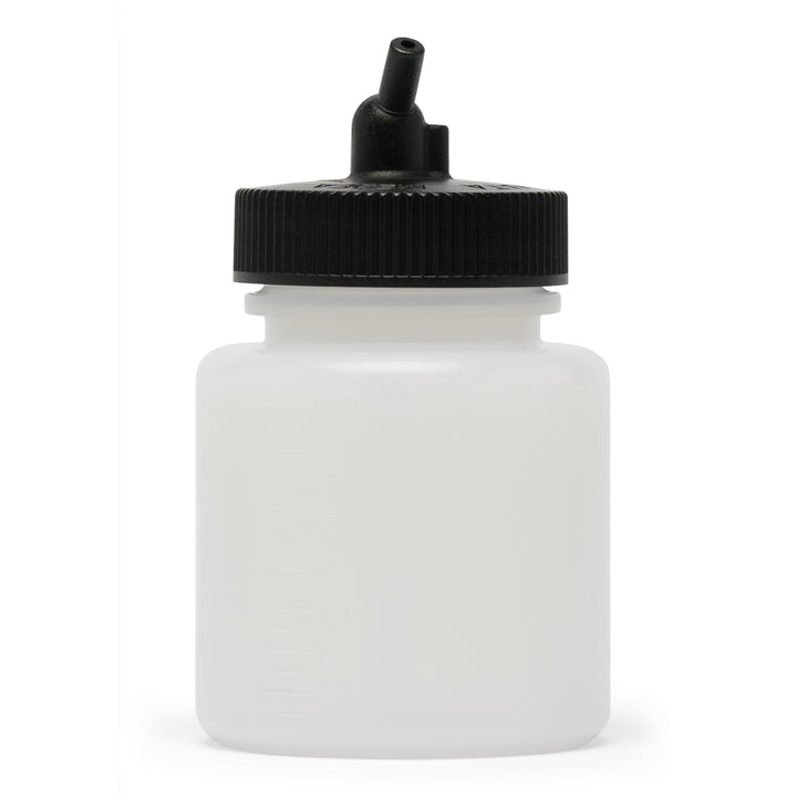 IWATA Big Mouth Airbrush Bottle 3 oz / 84 ml Jar With 38 mm Adaptor Cap | 734748145357
