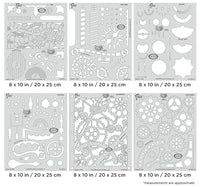 IWATA Artool Steampunk FX Set Freehand Airbrush Template by Craig Fraser | 758240150664