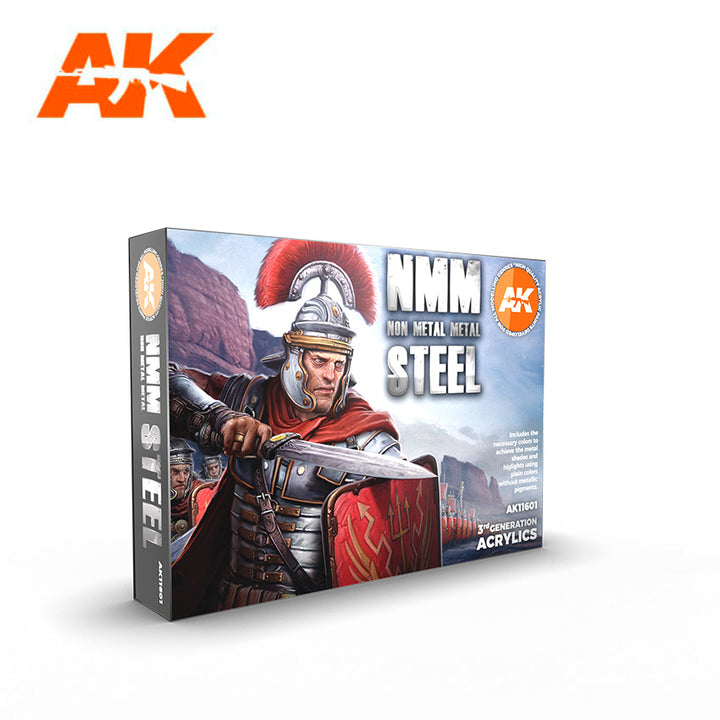 AK Interactive 3G Non Metallic Metal - Steel Set | 8435568307346