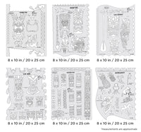 IWATA Artool Tiki Master Freehand Airbrush Template Set by Dennis Mathewson | 758240132882