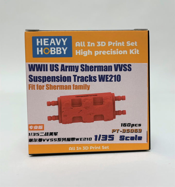 Heavy Hobby 1/35 WWII US Army Sherman VVSS Suspension Tracks WE210 | 6973146480453