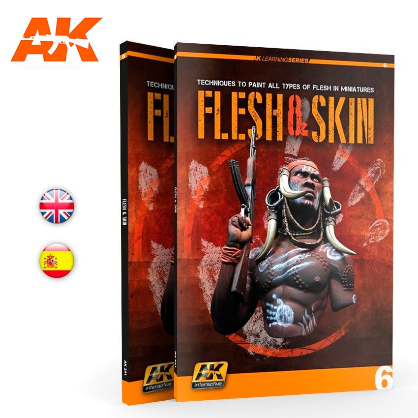 AK Interactive Learning Series #6 Flesh and Skin - English | 8436564923790