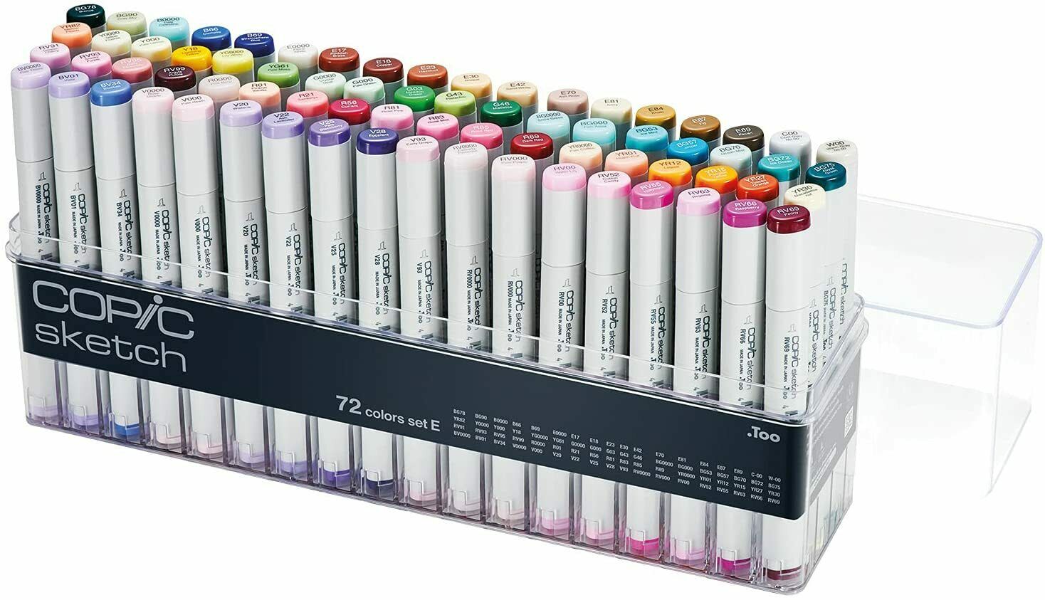 Copic Sketch Marker 72Pc Set E | 4511338063200