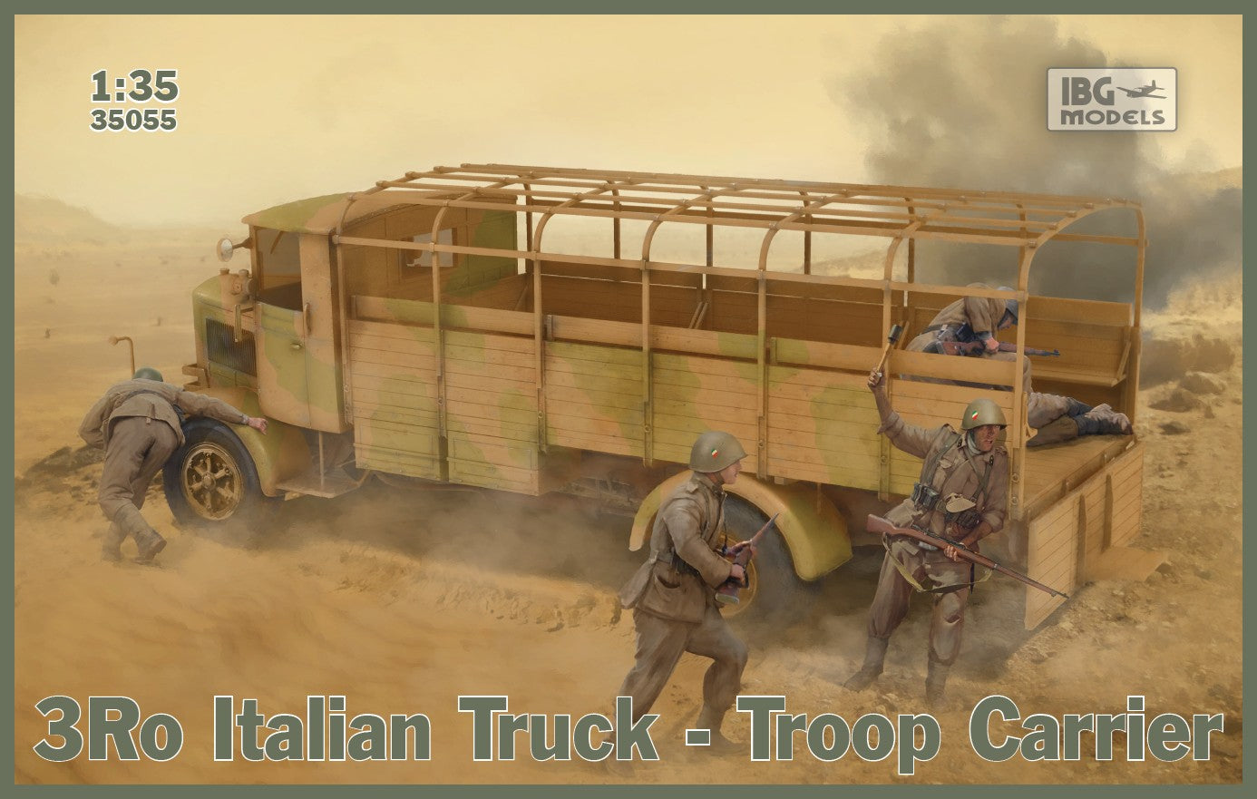 IBG Models 1/35 3Ro Italian Truck Troop Carrier | 5907747901254