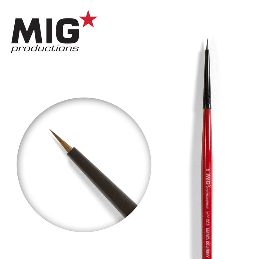 MIG Brush Round 9/0 (Marta Kolinsky) | 8436564928306